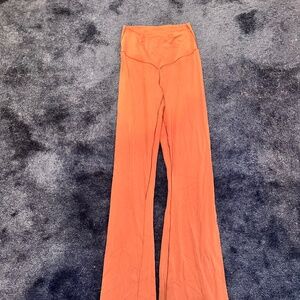 Offline by Aerie Crossover Flare Leggings Rust Color Size M